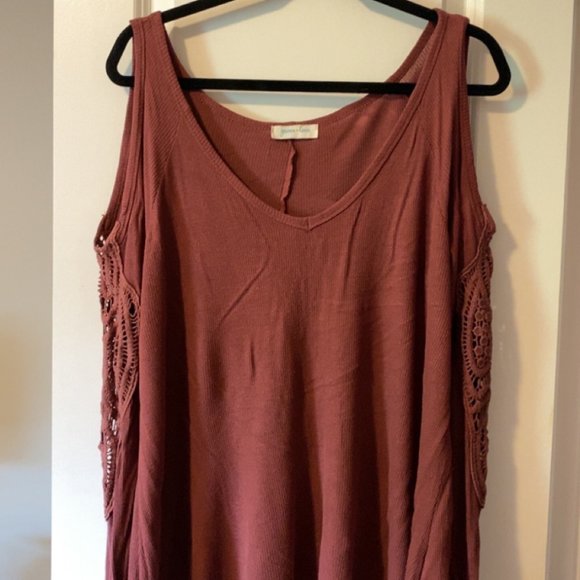 Mauve Grace & Lace Long Sleeve - Size Large - Picture 1 of 8